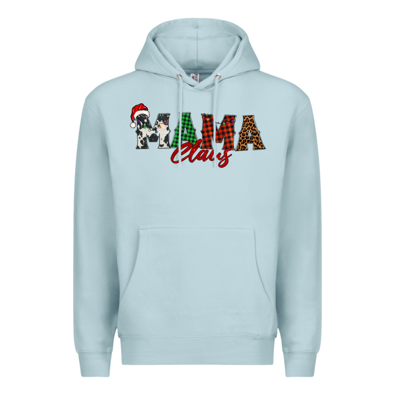 Mama Claus Premium Hoodie by BarkalooDesign | Teevron