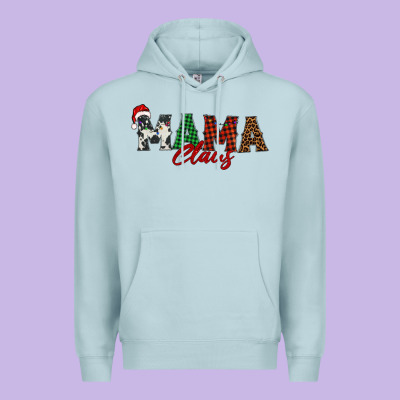 Mama Claus Premium Hoodie Designed By Barkaloodesign