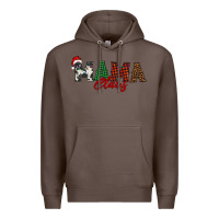 Coffee mama claus Premium Hoodie - BarkalooDesign