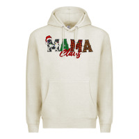 Oatmeal Heather mama claus Premium Hoodie - BarkalooDesign