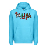 Ocean Blue mama claus Premium Hoodie - BarkalooDesign