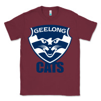 Burgundy geelong cats Classic Tee - linhVisuals
