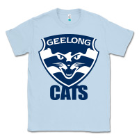 Dusty Blue geelong cats Classic Tee - linhVisuals