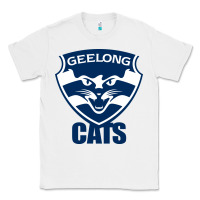 White geelong cats Classic Tee - linhVisuals