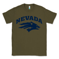 Army Green nevada wolf pack Classic Tee - linhVisuals
