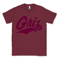 Burgundy montana griz Classic Tee - linhVisuals