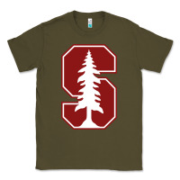 Army Green stanford cardinal Classic Tee - linhVisuals