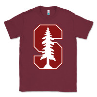 Burgundy stanford cardinal Classic Tee - linhVisuals