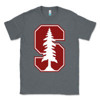 Charcoal Heather stanford cardinal Classic Tee - linhVisuals