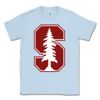 Dusty Blue stanford cardinal Classic Tee - linhVisuals