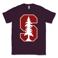 Plum stanford cardinal Classic Tee - linhVisuals