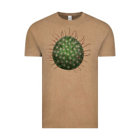 Vintage Coffee arizona fishhook cactus Vintage Tee - LillyAllenDesigns