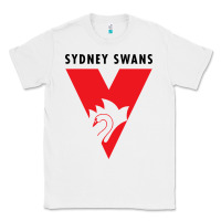 White sydney swans Classic Tee - linhVisuals