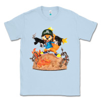 Dusty Blue conker the squirrel, bad, video game, game, green, squirel Classic Tee - linhVisuals