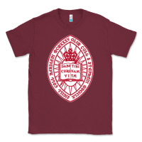 Burgundy bard college Classic Tee - linhVisuals
