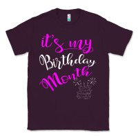 Plum it's my birthday month party Classic Tee - linhVisuals