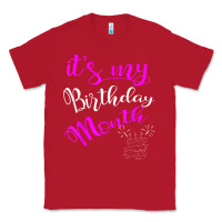 Red it's my birthday month party Classic Tee - linhVisuals