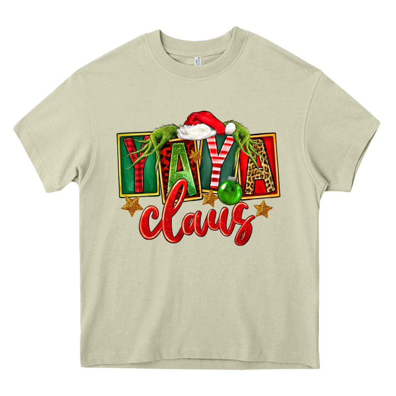 Christmas Yaya Claus Heavy Core Tee by FaDigitalArtStudio | Teevron