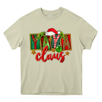 Mossy Christmas Yaya Claus Heavy Core Tee - FaDigitalArtStudio