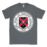 Charcoal Heather Rhodes College Classic Tee - linhVisuals
