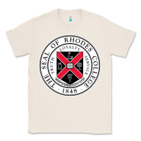 Natural Rhodes College Classic Tee - linhVisuals