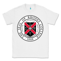 White Rhodes College Classic Tee - linhVisuals