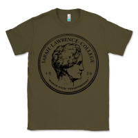 Army Green Sarah Lawrence College Classic Tee - linhVisuals