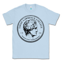 Dusty Blue Sarah Lawrence College Classic Tee - linhVisuals