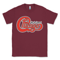 Burgundy Chicago Live In Concert Classic Tee - linhVisuals