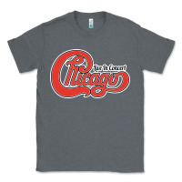 Charcoal Heather Chicago Live In Concert Classic Tee - linhVisuals