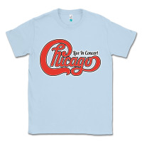Dusty Blue Chicago Live In Concert Classic Tee - linhVisuals