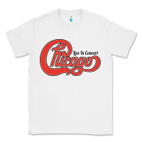 White Chicago Live In Concert Classic Tee - linhVisuals