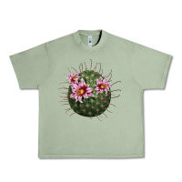 Oil Green arizona fishhook cactus Urban Heavy Tee - LillyAllenDesigns