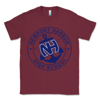 Burgundy newport harbor high school Classic Tee - linhVisuals