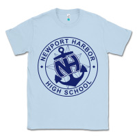 Dusty Blue newport harbor high school Classic Tee - linhVisuals