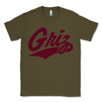 Army Green montana griz basketball Classic Tee - linhVisuals