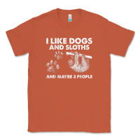 Copper i like dogs and sloths and maybe 3 people funny animals Classic Tee - linhVisuals