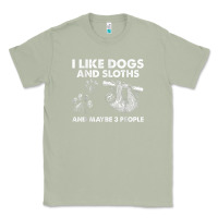 Matcha i like dogs and sloths and maybe 3 people funny animals Classic Tee - linhVisuals