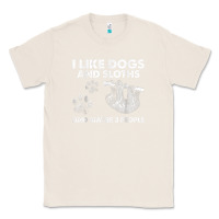 Natural i like dogs and sloths and maybe 3 people funny animals Classic Tee - linhVisuals