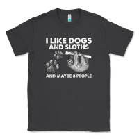 Smoke i like dogs and sloths and maybe 3 people funny animals Classic Tee - linhVisuals