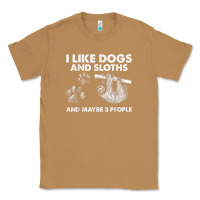 Toasted Coconut i like dogs and sloths and maybe 3 people funny animals Classic Tee - linhVisuals