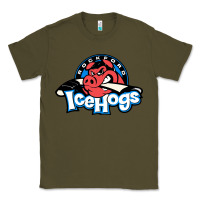 Army Green #the icehogs rockford Classic Tee - linhVisuals