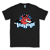 Black #the icehogs rockford Classic Tee - linhVisuals
