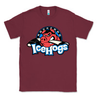 Burgundy #the icehogs rockford Classic Tee - linhVisuals