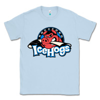 Dusty Blue #the icehogs rockford Classic Tee - linhVisuals