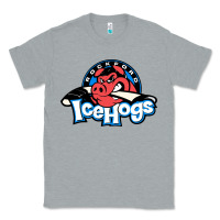 Heather Grey #the icehogs rockford Classic Tee - linhVisuals