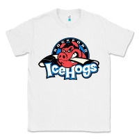 White #the icehogs rockford Classic Tee - linhVisuals