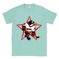 Seafoam red penguin 1990's russian Classic Tee - linhVisuals