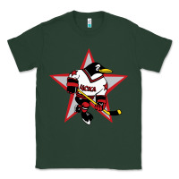 Sports Green red penguin 1990's russian Classic Tee - linhVisuals