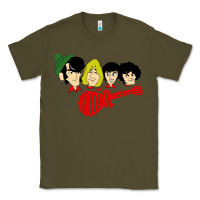 Army Green the monkees Classic Tee - linhVisuals